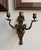 Late 19th Century Antique 19th-Century Louis XVI Style Patinated Bronze Three-Light Wall Sconce For Sale - Image 5 of 13