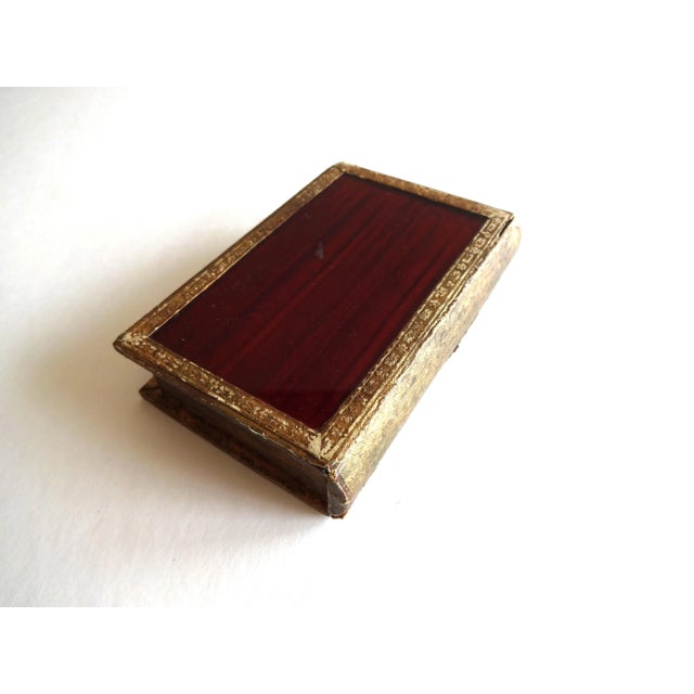 Early 20th Century Early 20th Century Vintage French Faux Book Jewelry Box For Sale - Image 5 of 11