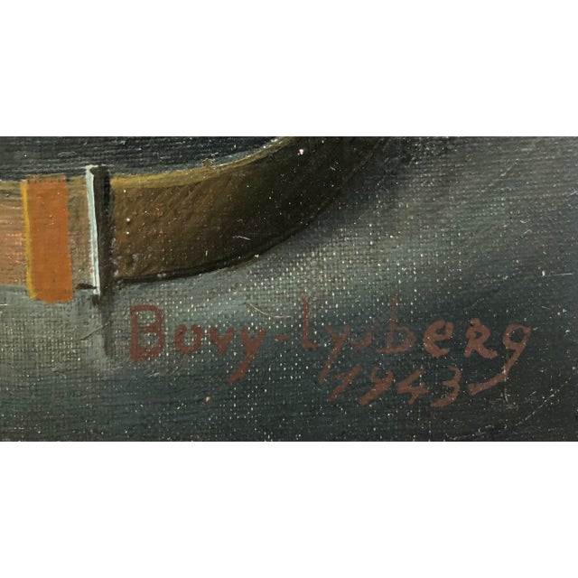 Modern Raoul Bovy-Lysberg, Sculpture, boîte et sacoche, 1943, Oil on Canvas For Sale - Image 3 of 8