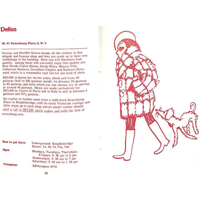 Traditional "Get Dressed: A Useful Guide to London's Boutiques" 1966 Bultitude, Millicent [Edited By] For Sale - Image 3 of 12