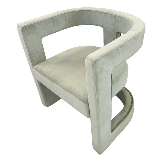 1980s Emma Mason Urbia Metro Rory Accent Chair in Mint Green For Sale