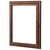 A finely crafted French mirror dating to circa 1920, executed in beautifully figured elm with distinctive Dutch ripple-...