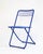 New Cream White Metal Folding Chair For Sale - Image 11 of 13
