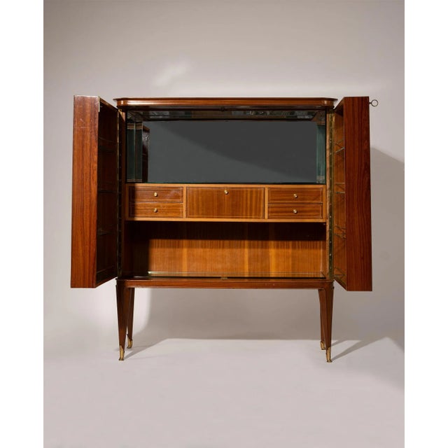 Italian Bar Cabinet, 1950s For Sale - Image 3 of 11
