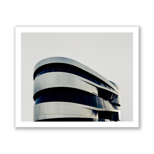 An architectural photograph of the Mercedes-Benz Museum in Stuttgart, Germany - Mercedes-Benz Museum III. Designed by...
