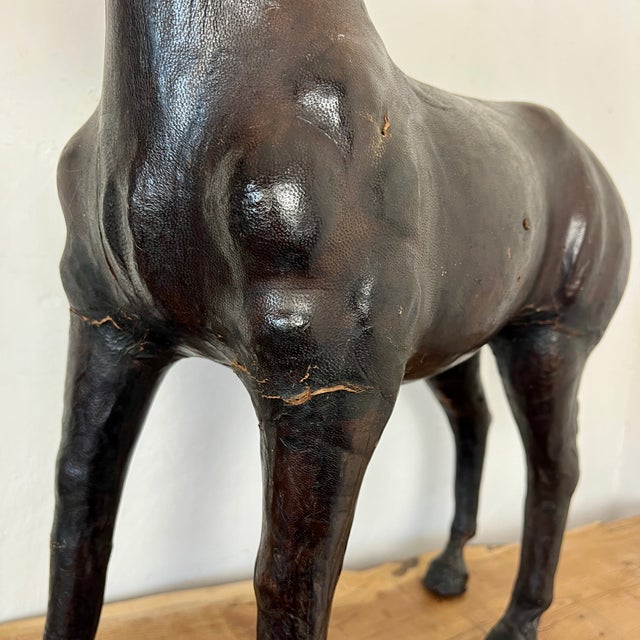 Victorian Leather Horse Sculpture, Late 19th Century For Sale - Image 11 of 18