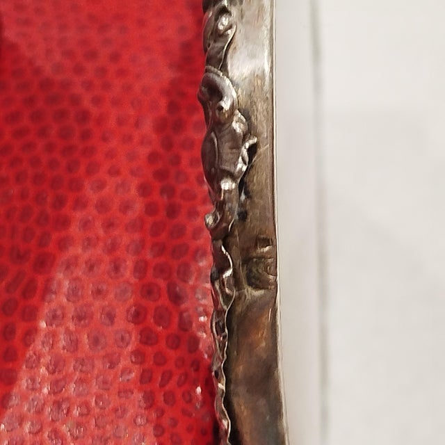 Silver Vintage Silver Hand Mirror, 1930s For Sale - Image 8 of 16