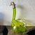 Antique Claret Wine Decanter/Carafe of Light Green Glass and Silver Plate, England For Sale - Image 12 of 12