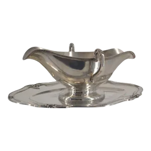 Sterling Silver Gravy Sauce Boat