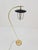 Mid-Century German Arc Floor Lamp in Brass, 1960s For Sale - Image 6 of 12