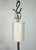 Silver Vintage Chandelier with Milk Glass from Elektrosvit, 1960s For Sale - Image 8 of 12