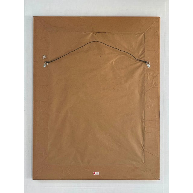 Vintage Landscape Original Signed Artwork of Coastal Town. For Sale - Image 10 of 10