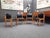 This set of four chairs was manufactured by Wilde + Spieth. Very high-quality workmanship and extremely sturdy. Seat and...