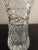 1980s Etched Waterford Lismore Diamond Cut Crystal Clear Vase For Sale In Dallas - Image 6 of 7