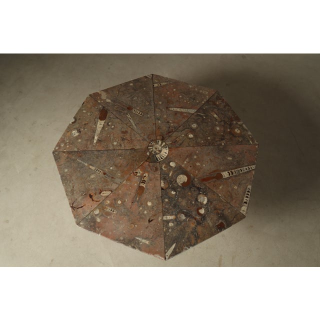 Fossil Stone Pedestal Coffee Table, France, 1970s For Sale - Image 14 of 14