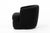 Contemporary Ancla Swivel Chair in Black by Moanne For Sale - Image 3 of 6