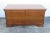 Early 20th Century Large Carved Bench Cedar Chest Blanket Trunk For Sale - Image 10 of 12