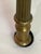 1980s Pair of Global Views Brass Finish Glass Top Neoclassical Side Tables With Gallery Rail For Sale - Image 5 of 10