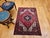 Textile Vintage Heriz Rug, Hand-Knotted Wool, Geometric Medallion Pattern, Red & Ivory, 3x5 For Sale - Image 7 of 17