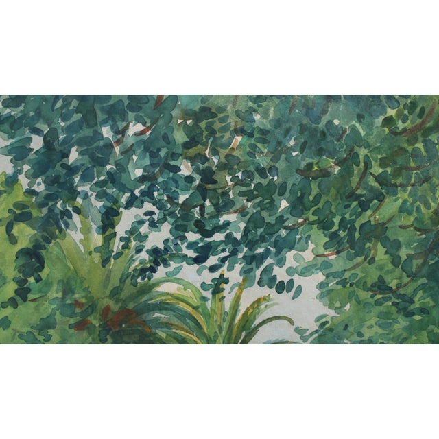 1930s A View of the Park in Menton by Tony Minartz, 1930s For Sale - Image 5 of 18