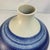 Mid-Century Modern Vintage Raymor Sgrafo White and Blue Stripe Vase For Sale - Image 3 of 6