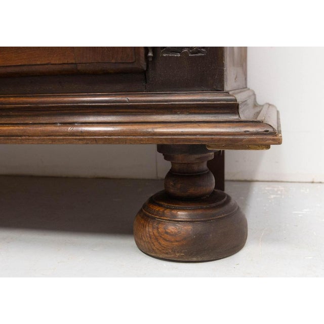 Late 19th Century Gothic Revival Spanish Oak Cabinet, 1890s For Sale - Image 12 of 18