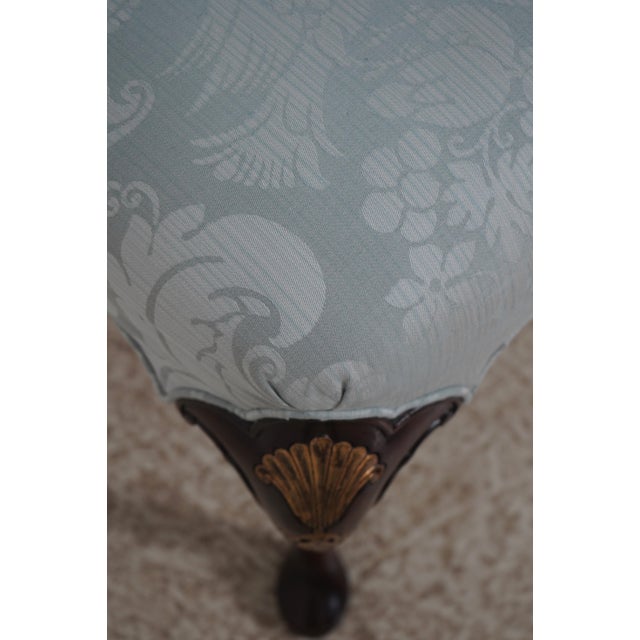 Set of 6 Cw-67 Colonial Williamsburg Damask Dining Room Chairs For Sale - Image 11 of 18