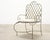 Set of Four Rose Tarlow Style Iron Lattice Garden Chairs For Sale - Image 17 of 18