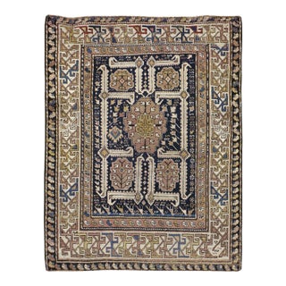 Galerie Shabab Collection Early 20th Century Caucasian Shirvan Scatter Rug For Sale