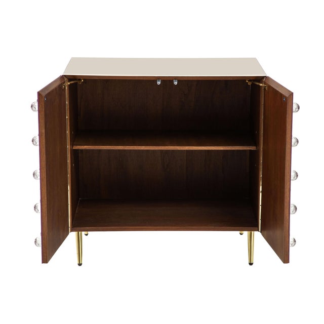 Wood Murano Glass Cabinets from Justfurnituress SRL, Set of 2 For Sale - Image 7 of 11