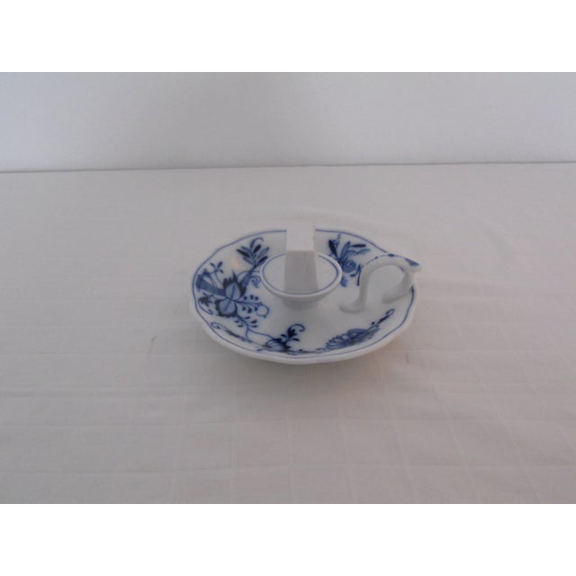 Ceramic Meissen Blue Onion Match Striker For Sale - Image 7 of 7