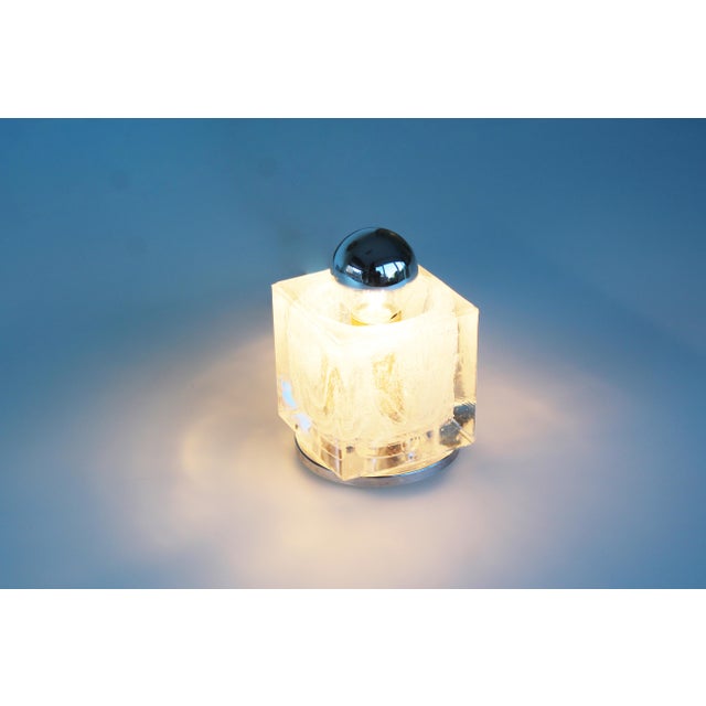 Vintage Murano Glass Wall Sconces from AV Mazzega, 1970s, Set of 2 For Sale - Image 6 of 7