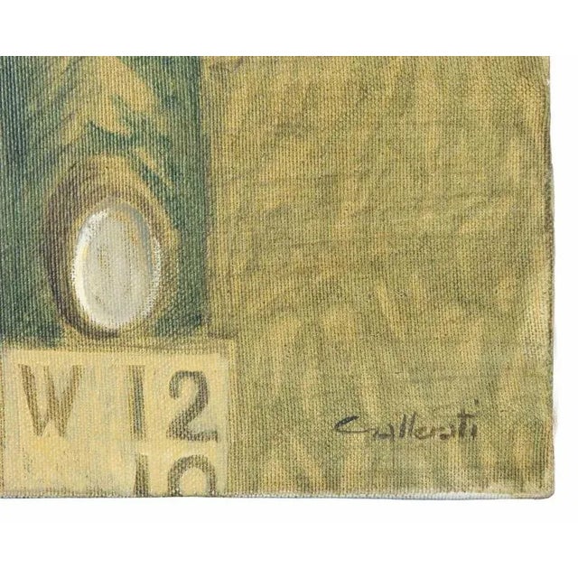 Modern Alberto Gallerati, To the Front, Oil on Canvas, 1970s For Sale - Image 3 of 5