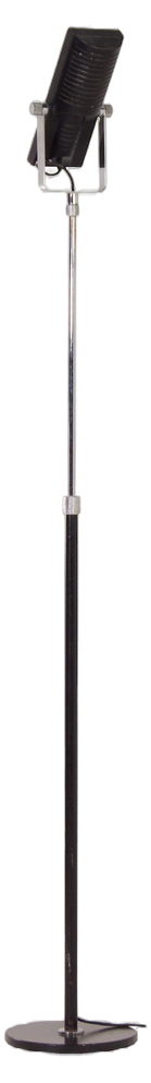 Italian Microphone Shaped Floor Lamp, 1980s