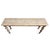 Washed finish solid wood console table with carved ball leg design. Wonderful for a farmhouse, transitional, or coastal...