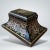 Vintage Italian Renaissance style box. Sturdy metal construction with an applied craquelure finish that has been painted....