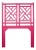 Chippendale Headboard Twin - Bright Pink For Sale