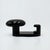 Black Wall Hooks by C. Bartoli for Con & Con, Italy, 1970s, Set of 2 For Sale - Image 4 of 10