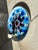 Ceramic Ceramic Wall Plate Candleholder with Abstract Floral Decoration and Crackle Glaze by Jette Hellerøe, Denmark, 1970s For Sale - Image 7 of 15