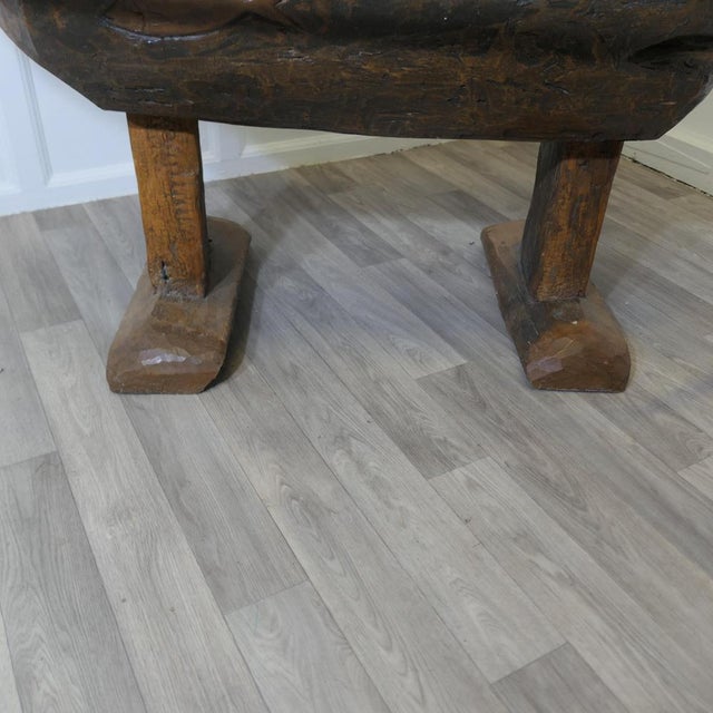 Brown Rustic Brown Preparation Table For Sale - Image 8 of 14