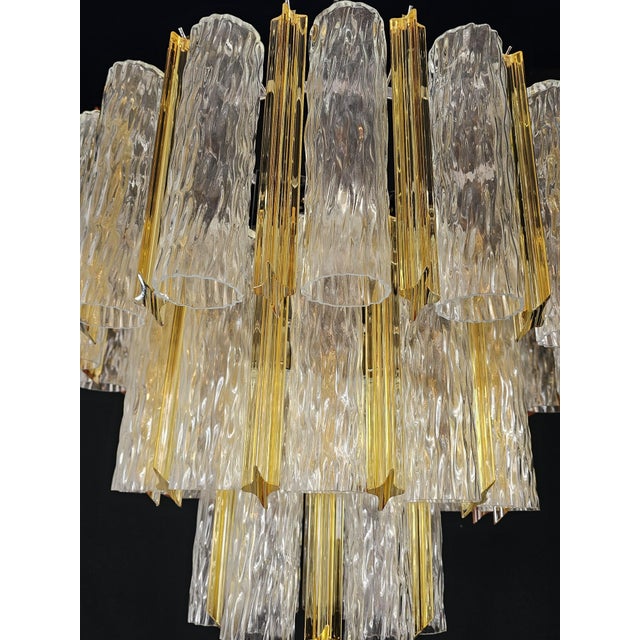 Vintage Chandelier with Three Floors of Murano Glass, 2002 For Sale - Image 4 of 16