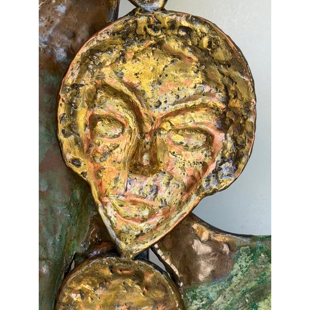 Monumental “The Guy Fawkes Family” Patinated Bronze Sculpture by A. Souer For Sale - Image 16 of 18