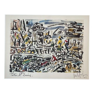 Gen Paul, Porte Saint Denis, 20th Century, Lithograph For Sale