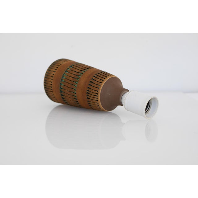 Mid-Century Modern Scandinavian Pottery Table Lamp by Anagrius, 1970s For Sale - Image 14 of 14