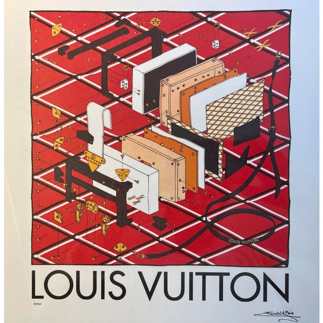 Vintage Limited Edition 44/1000 Fairchild Paris Louis Vuitton Print Published by Sunday 'B' Morning Aprox. dimensions: 15...