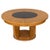 Brown Art Deco Round Dining Table For Sale - Image 8 of 8