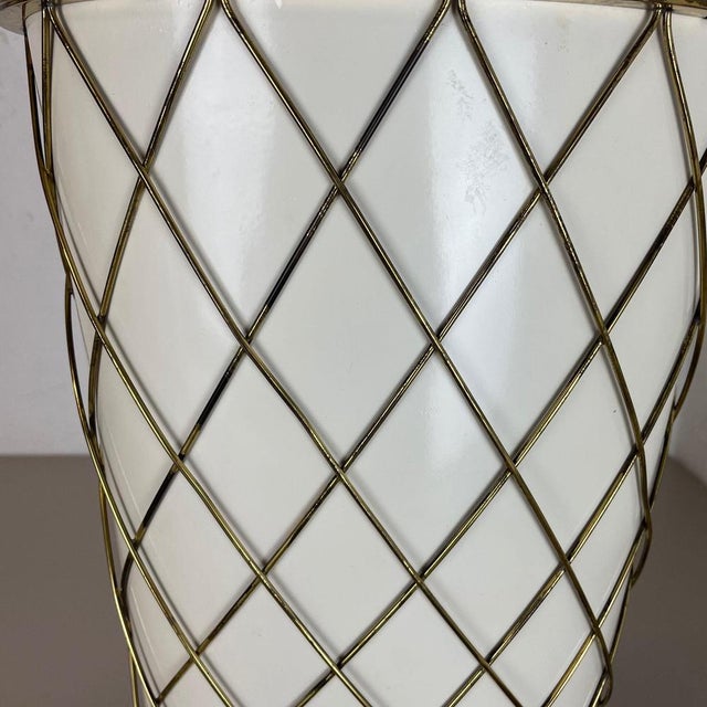 Brass Umbrella Stand from Vereinigte Werkstätten München, Germany 1950s For Sale - Image 13 of 18