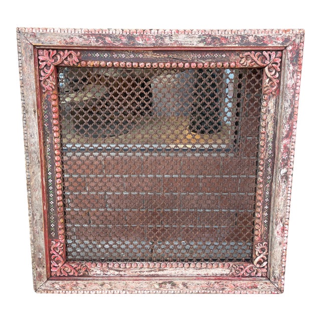1920s Rajasthani Jali Window Screen For Sale