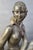 Art Deco 1920s Art Deco Period Statue Woman and Dog on Marble Base For Sale - Image 3 of 12