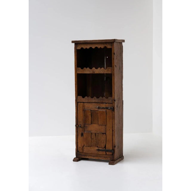 Rustic Folk Art Travail Populaire Cabinet, France, 19th Century For Sale - Image 6 of 12